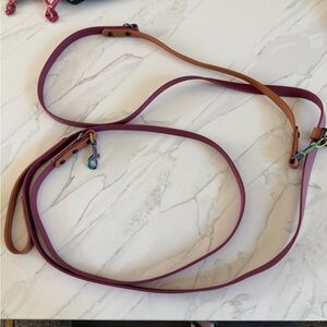 Custom Biothane Cross Body Dog Leash
